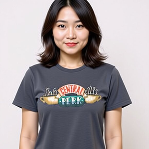 FRIENDS Tops - FRIENDS Gray Short Sleeve Tee Casual Comfort
